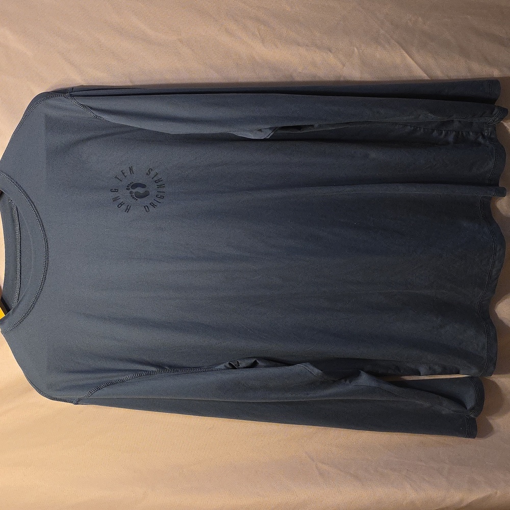 Hang Ten Originals Long Sleeve Blue Mens XL (Pat #2)